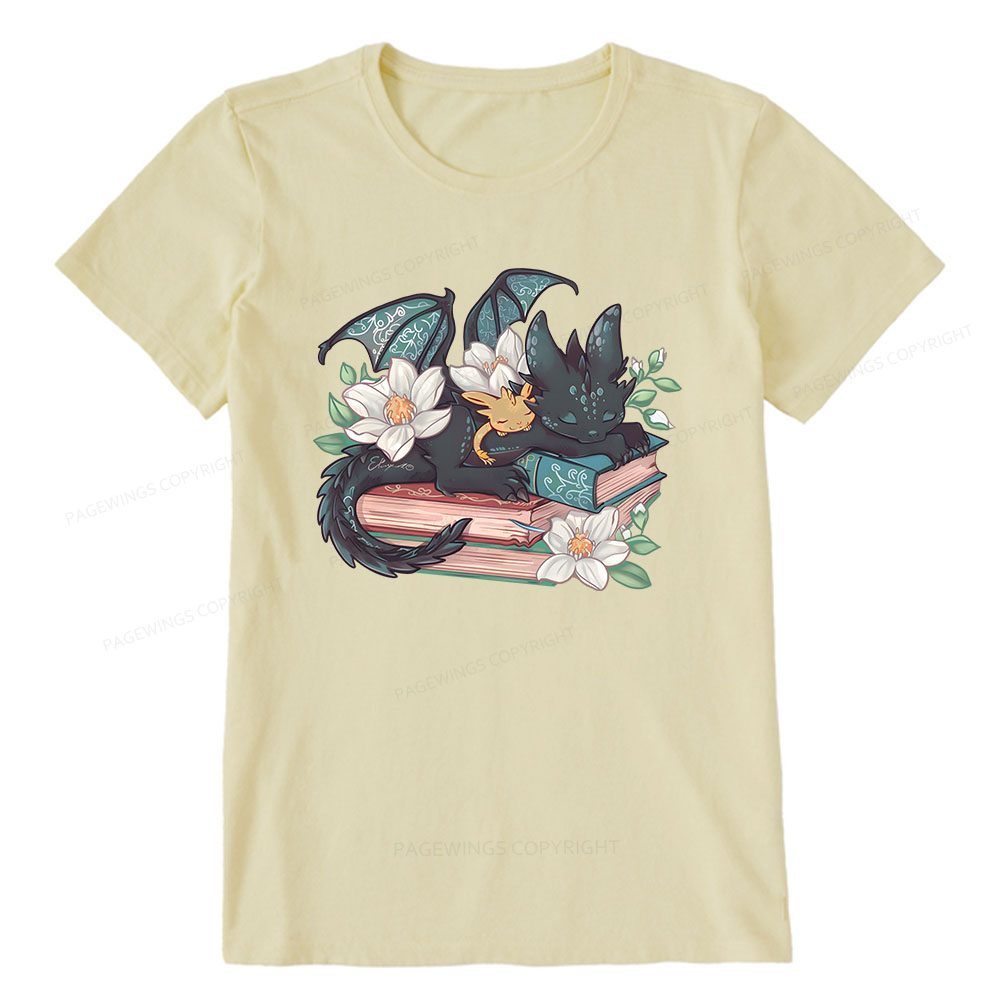 Pagewings Fantasy Book Dragon Unisex Classic T-shirt
