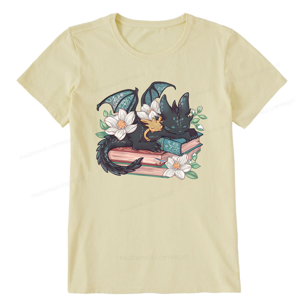 Pagewings Fantasy Book Dragon Unisex Classic T-shirt