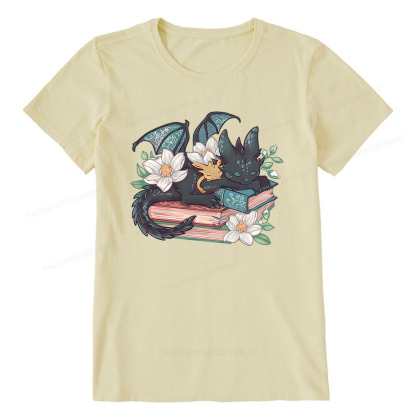 Pagewings Fantasy Book Dragon Unisex Classic T-shirt
