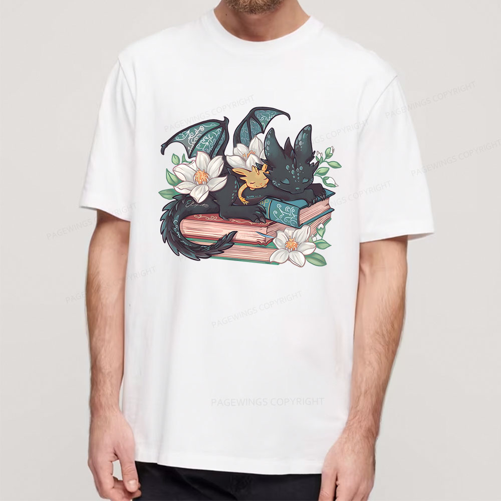 Pagewings Fantasy Book Dragon Unisex Classic T-shirt
