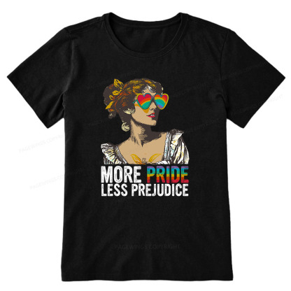 Pagewings More Pride Less Prejudice Unisex Classic T-shirt