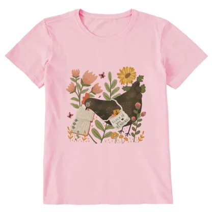Pagewings Chicken Reading a Book Unisex Classic T-shirt
