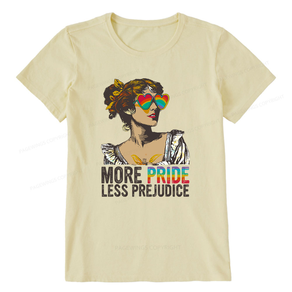 Pagewings More Pride Less Prejudice Unisex Classic T-shirt