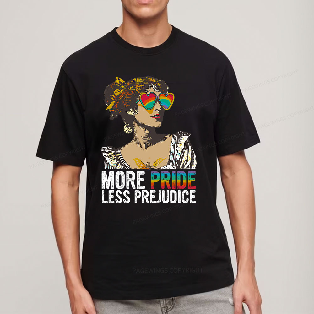 Pagewings More Pride Less Prejudice Unisex Classic T-shirt
