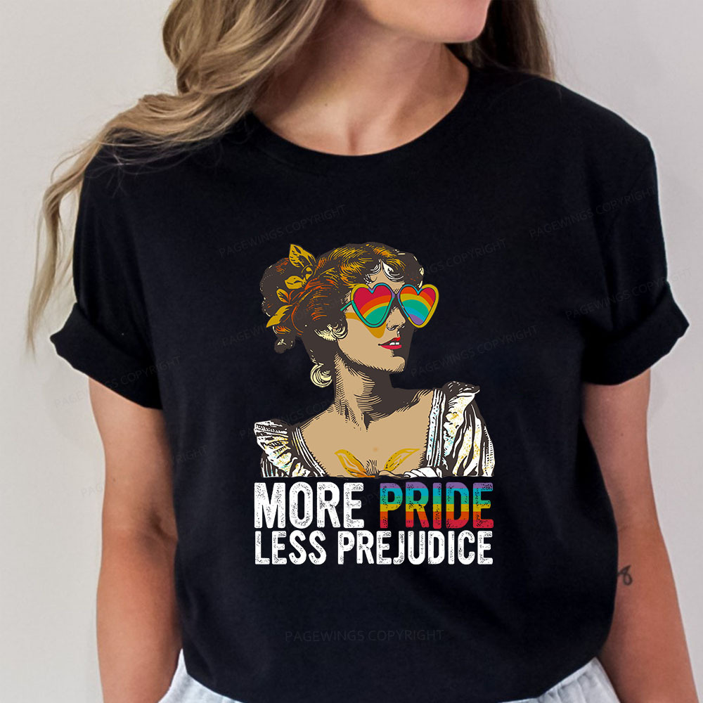 Pagewings More Pride Less Prejudice Unisex Classic T-shirt