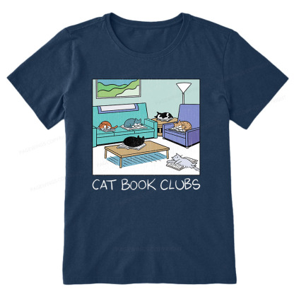 Pagewings Cat Book Clubs Unisex Classic T-shirt
