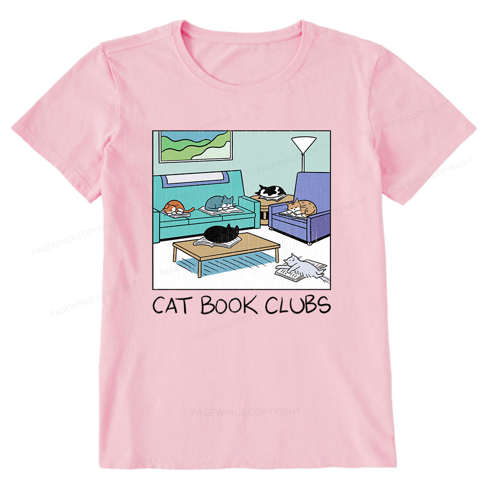 Pagewings Cat Book Clubs Unisex Classic T-shirt