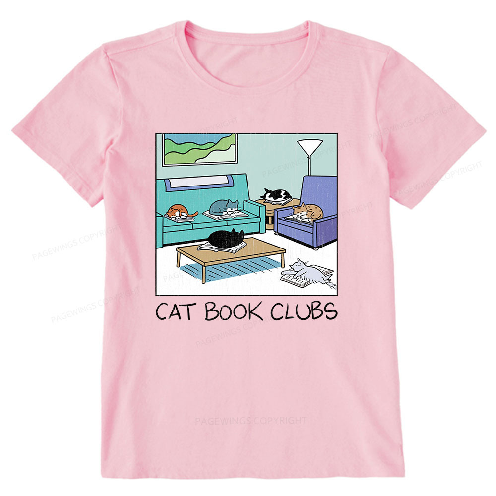 Pagewings Cat Book Clubs Unisex Classic T-shirt
