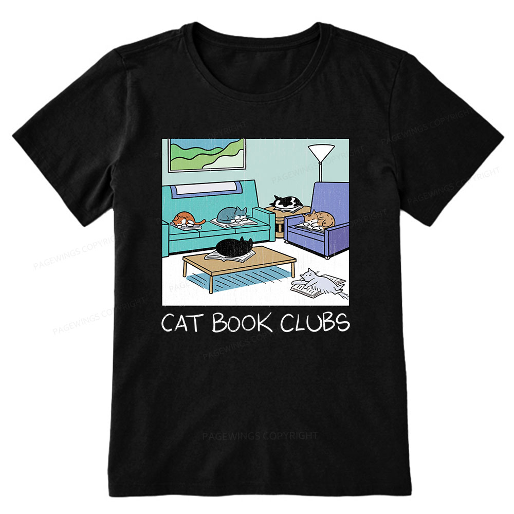 Pagewings Cat Book Clubs Unisex Classic T-shirt