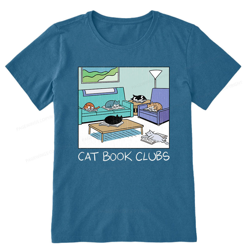 Pagewings Cat Book Clubs Unisex Classic T-shirt