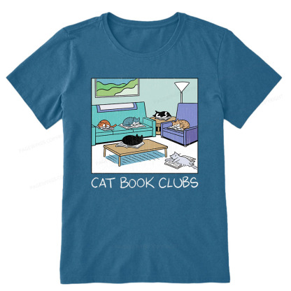 Pagewings Cat Book Clubs Unisex Classic T-shirt