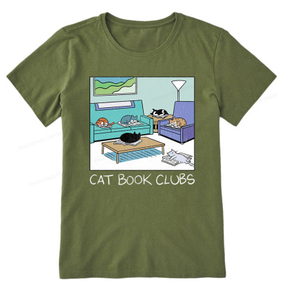 Pagewings Cat Book Clubs Unisex Classic T-shirt