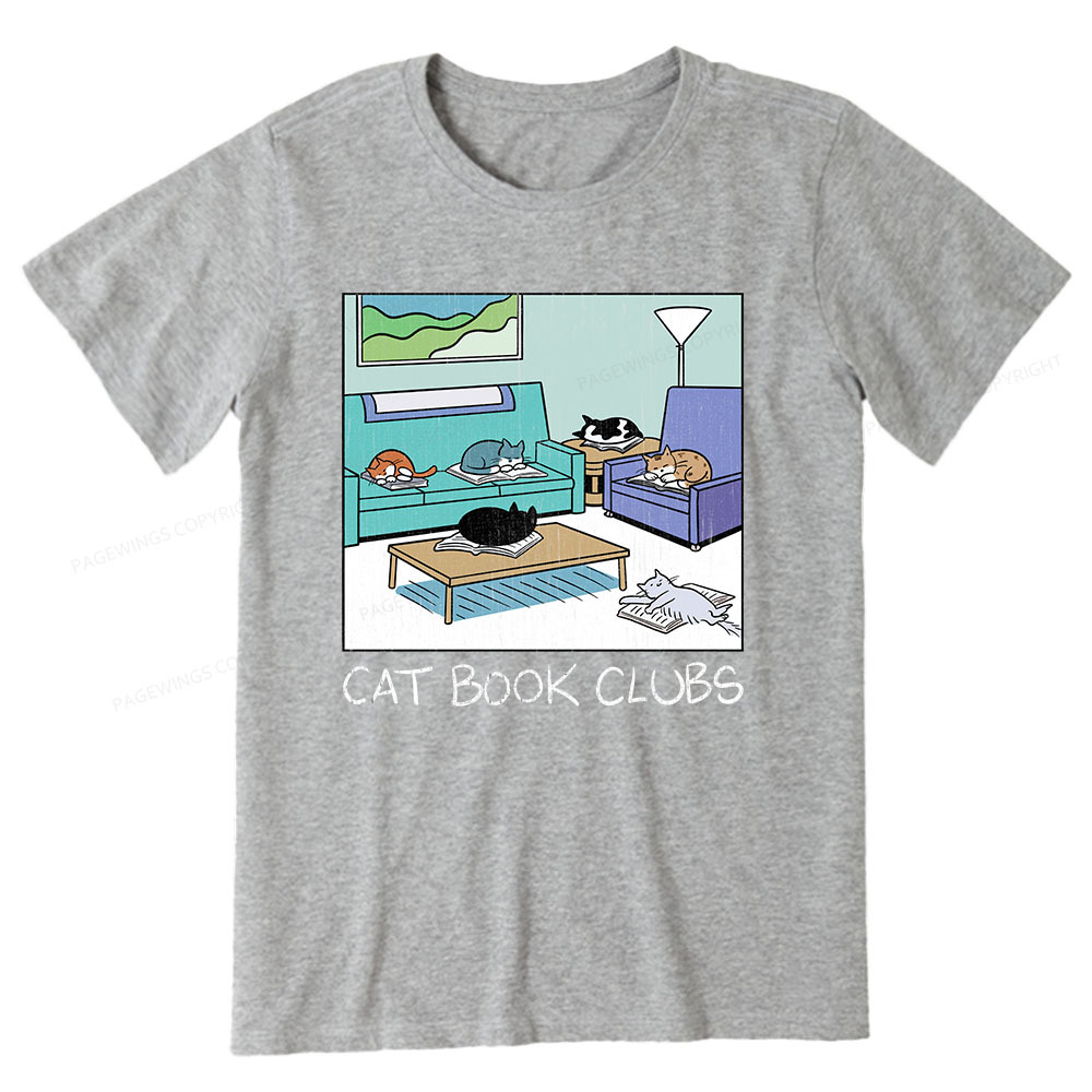 Pagewings Cat Book Clubs Unisex Classic T-shirt