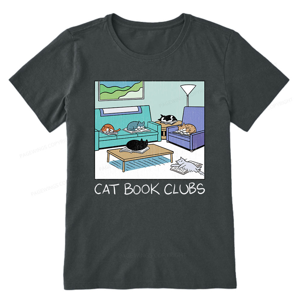 Pagewings Cat Book Clubs Unisex Classic T-shirt