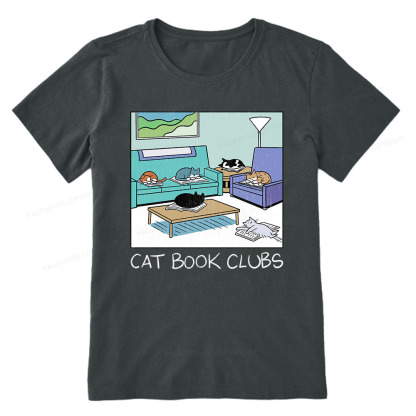 Pagewings Cat Book Clubs Unisex Classic T-shirt