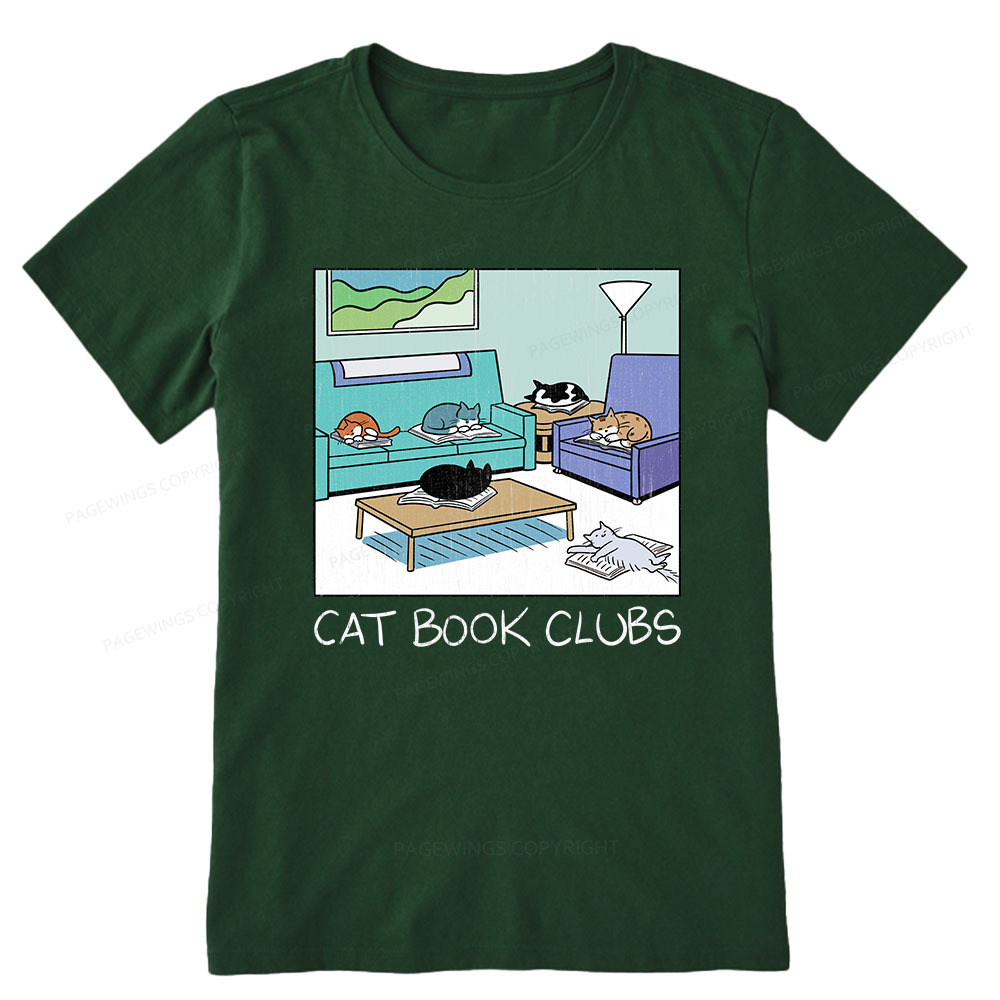 Pagewings Cat Book Clubs Unisex Classic T-shirt