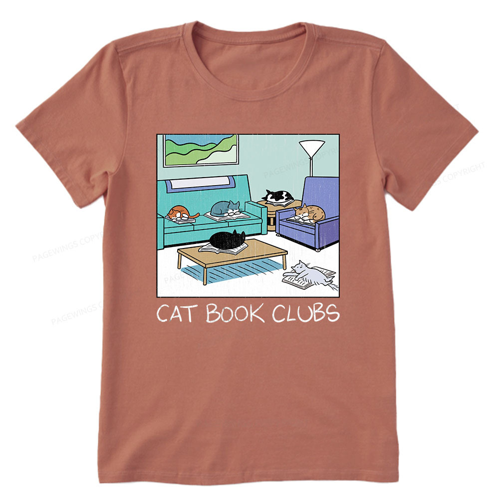 Pagewings Cat Book Clubs Unisex Classic T-shirt