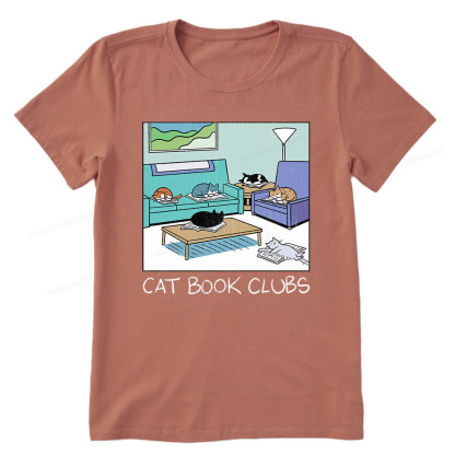Pagewings Cat Book Clubs Unisex Classic T-shirt