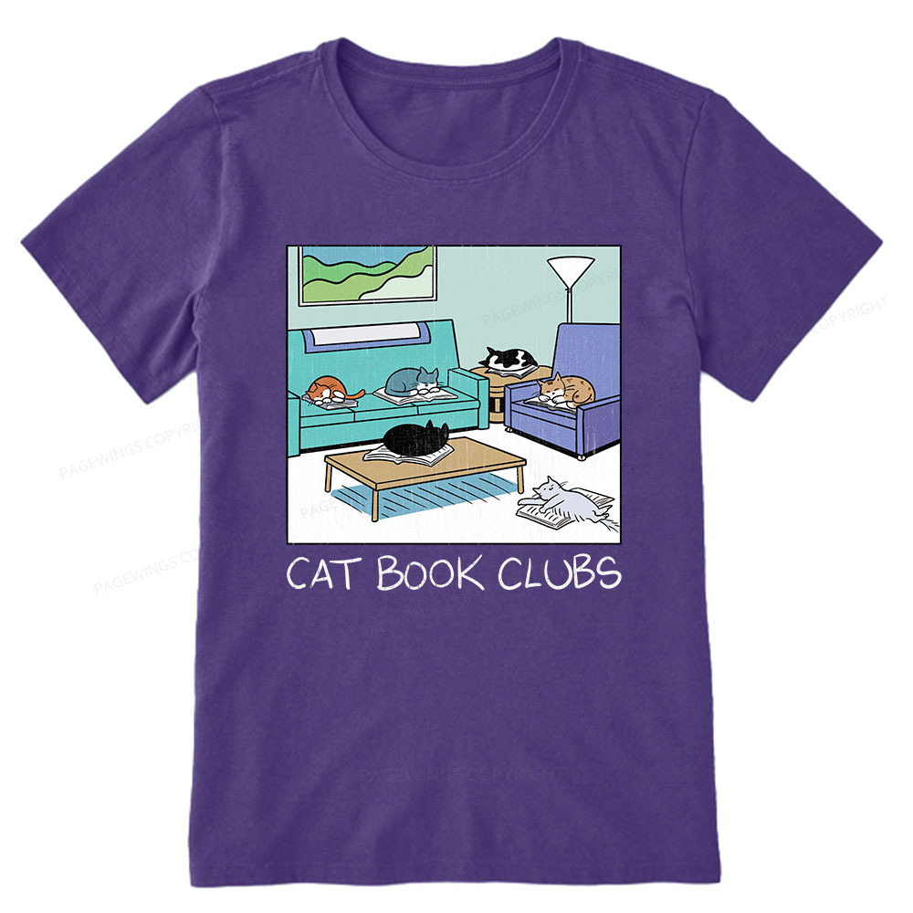 Pagewings Cat Book Clubs Unisex Classic T-shirt