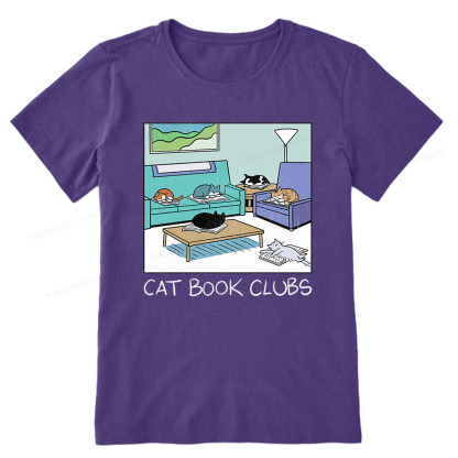 Pagewings Cat Book Clubs Unisex Classic T-shirt