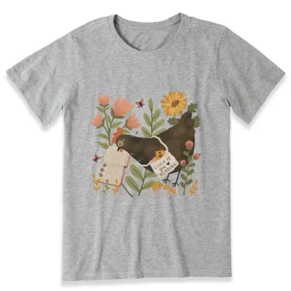 Pagewings Chicken Reading a Book Unisex Classic T-shirt