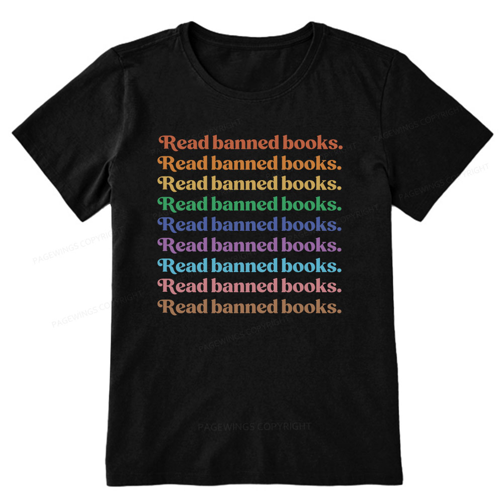 Pagewings Read Banned Books Unisex Classic T-shirt