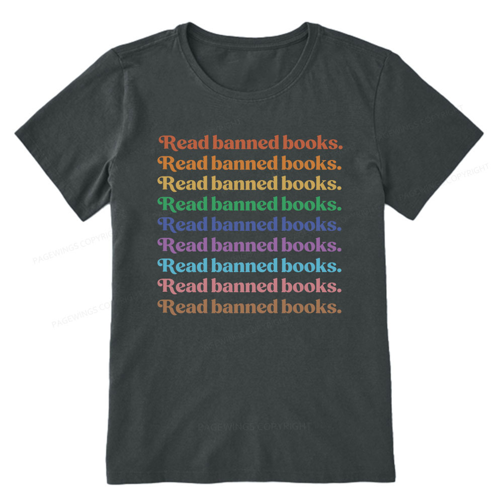 Pagewings Read Banned Books Unisex Classic T-shirt
