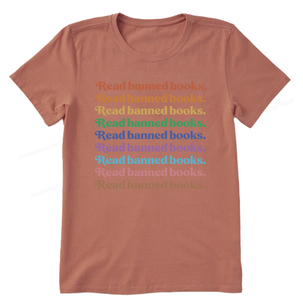 Pagewings Read Banned Books Unisex Classic T-shirt