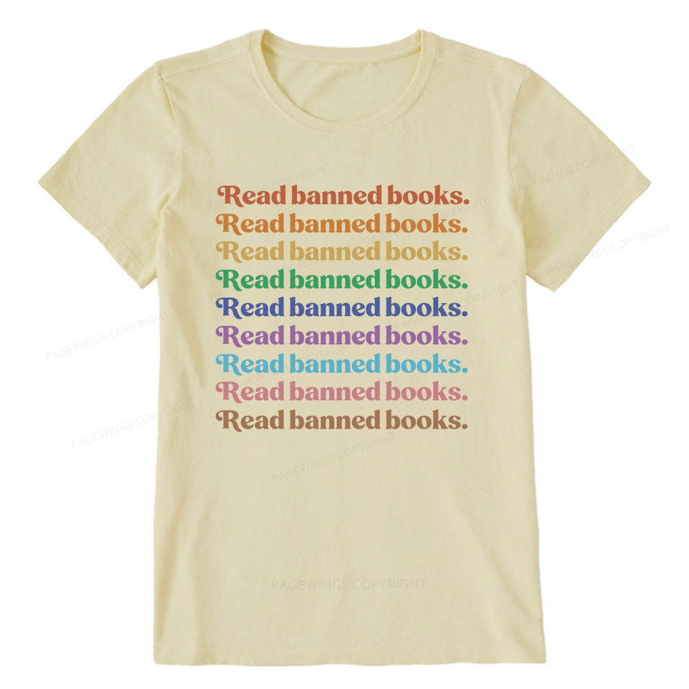 Pagewings Read Banned Books Unisex Classic T-shirt