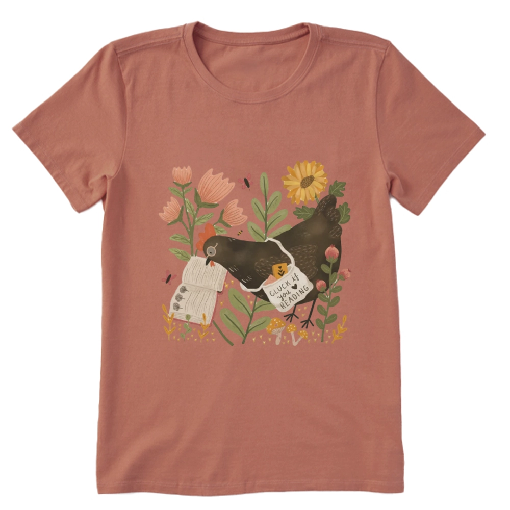 Pagewings Chicken Reading a Book Unisex Classic T-shirt