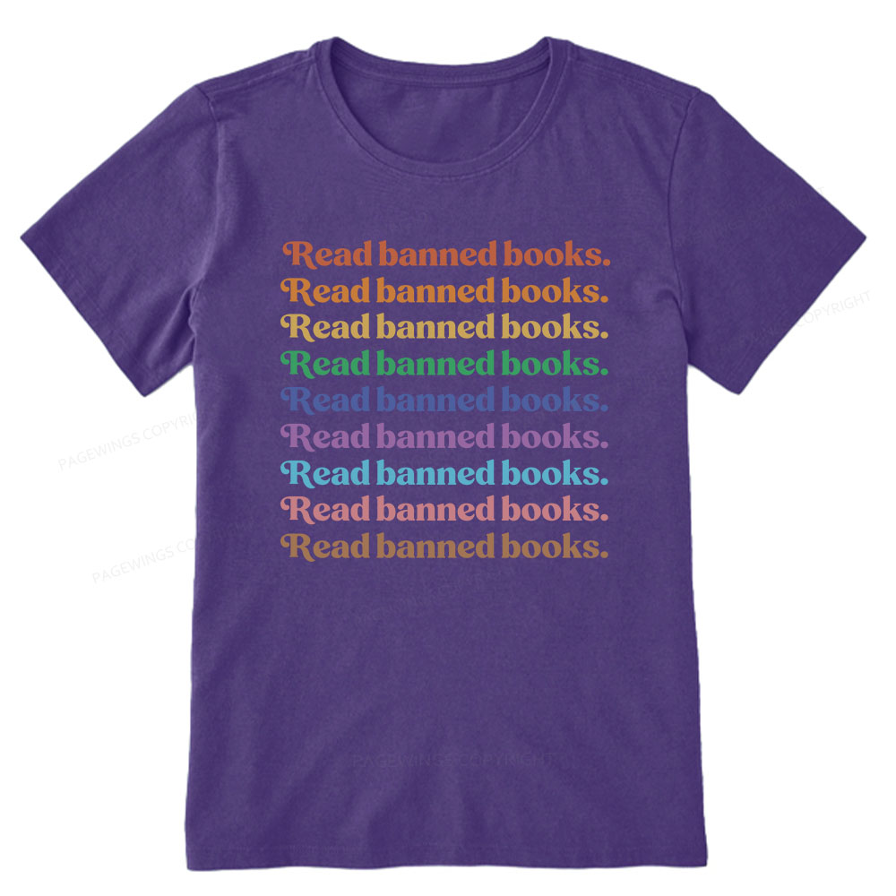 Pagewings Read Banned Books Unisex Classic T-shirt