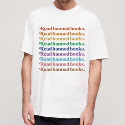 Pagewings Read Banned Books Unisex Classic T-shirt