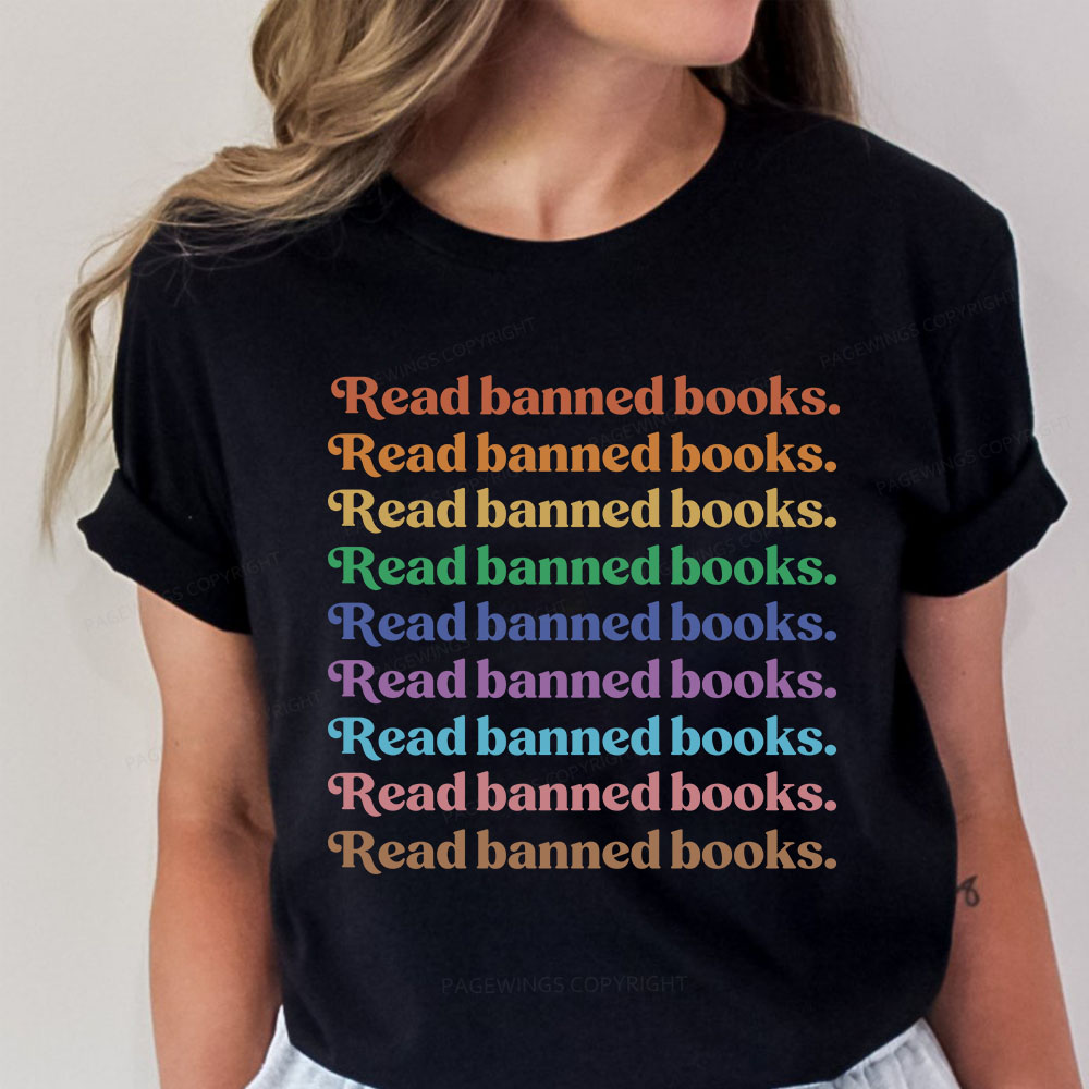 Pagewings Read Banned Books Unisex Classic T-shirt