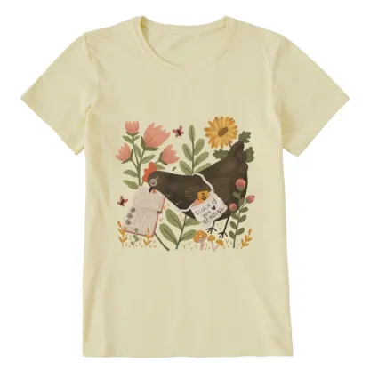 Pagewings Chicken Reading a Book Unisex Classic T-shirt