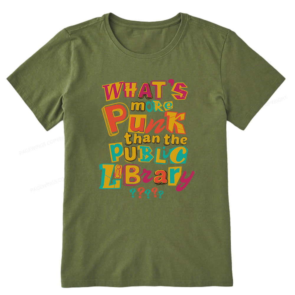 Pagewings What’s More Punk Than The Public Library Unisex Classic T-shirt