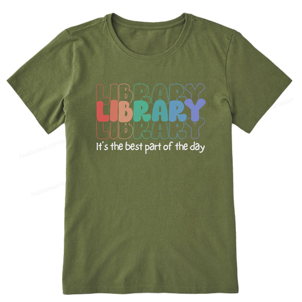 Pagewings School Librarian Shirt, Library Shirt Unisex Classic T-shirt