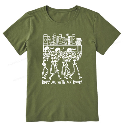 Pagewings Bury Me With My Books Unisex Classic T-shirt