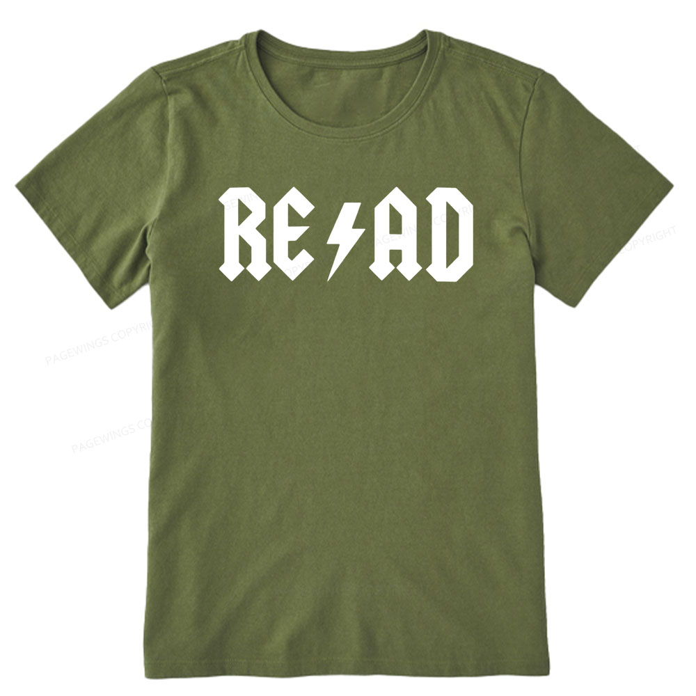 Pagewings Read Back In The Library "rock And Roll Unisex Classic T-shirt