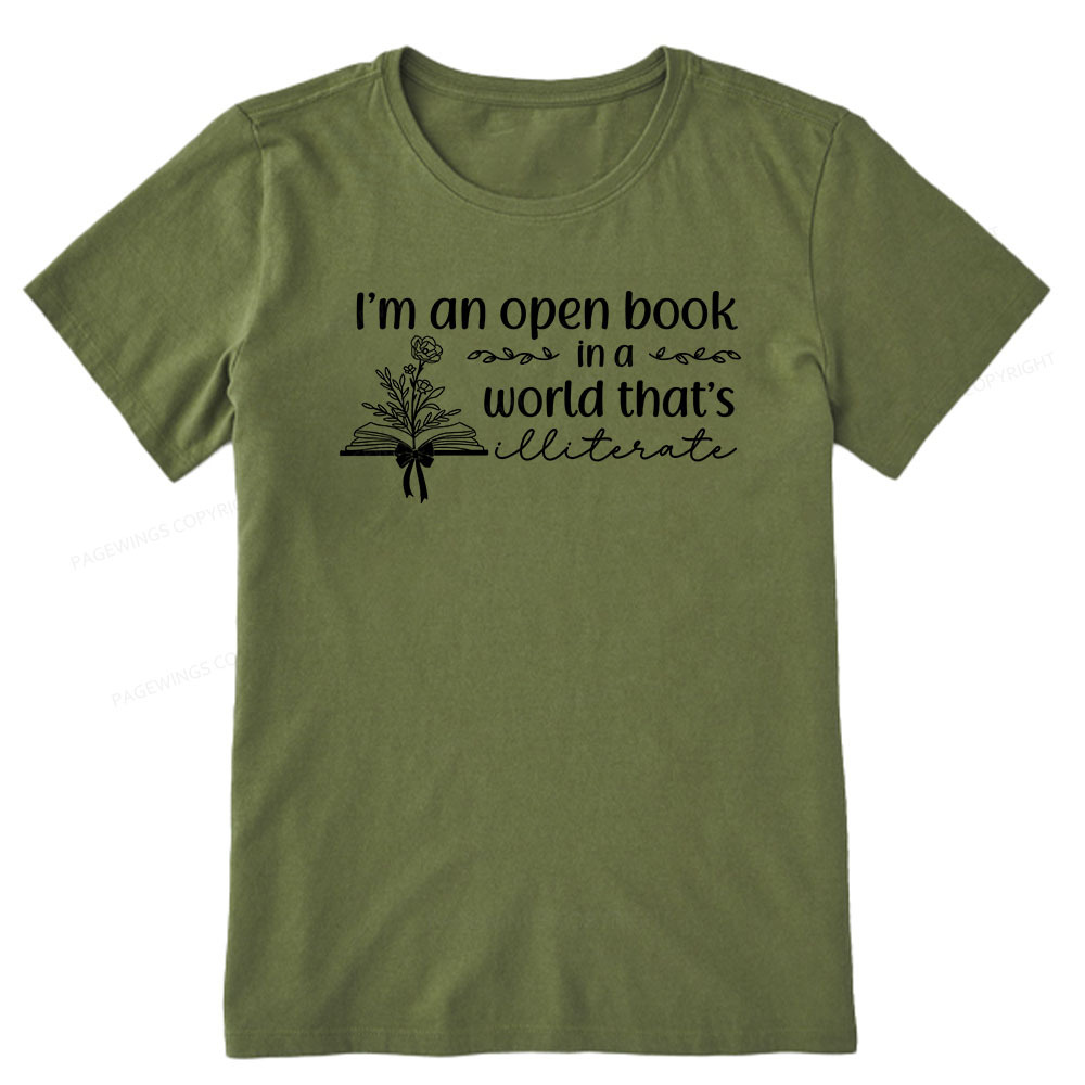 Pagewings An Open Book in a World Unisex Classic T-shirt