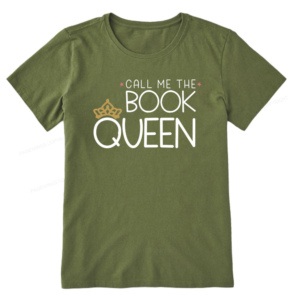 Pagewings Call Me The Book Queen Unisex Classic T-shirt