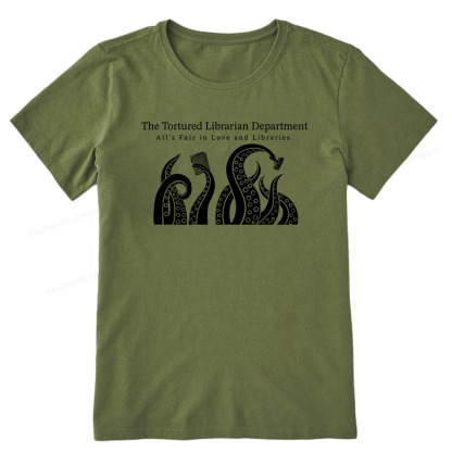 Pagewings The Tortured Librarian Department Unisex Classic T-shirt