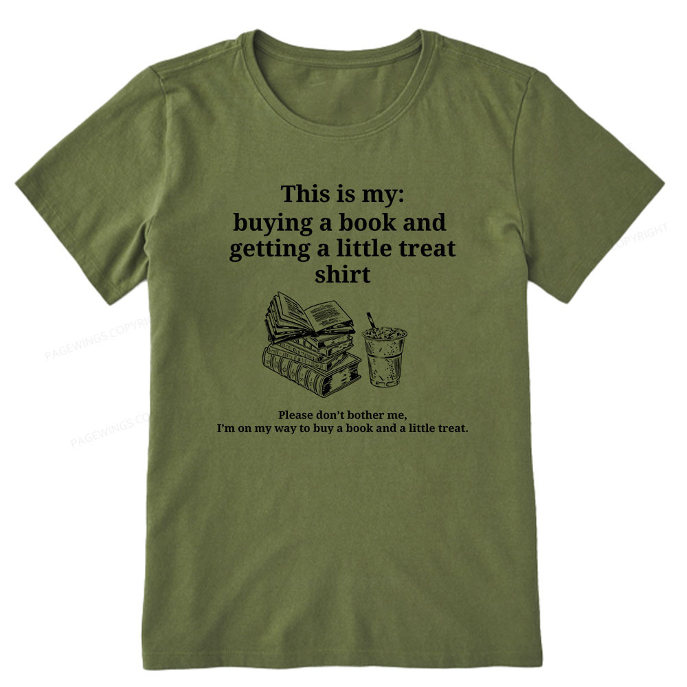 Pagewings Buying A Book And Getting A Little Treat Unisex Classic T-shirt