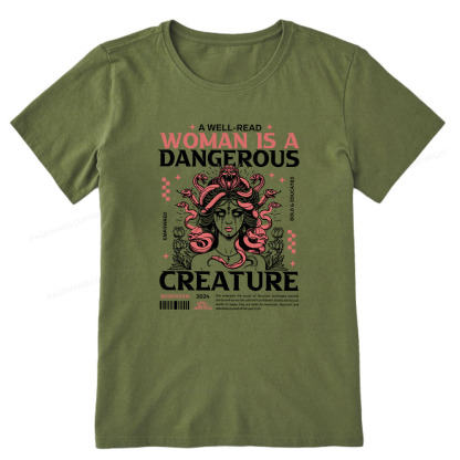 Pagewings A Well-Read Woman is A Dangerous Creature Unisex Classic T-shirt