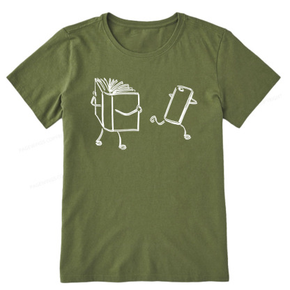 Pagewings Books Win Over Phones Unisex Classic T-shirt