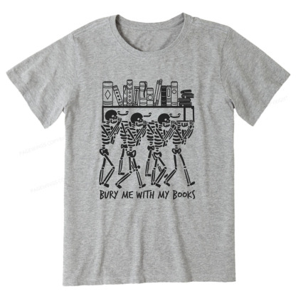 Pagewings Bury Me With My Books Unisex Classic T-shirt