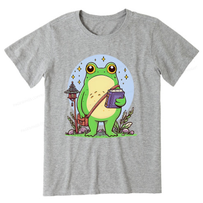 Pagewings Frog Reading Book Unisex Classic T-shirt