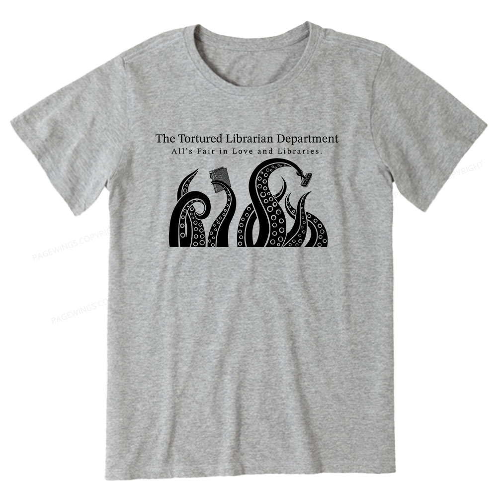 Pagewings The Tortured Librarian Department Unisex Classic T-shirt