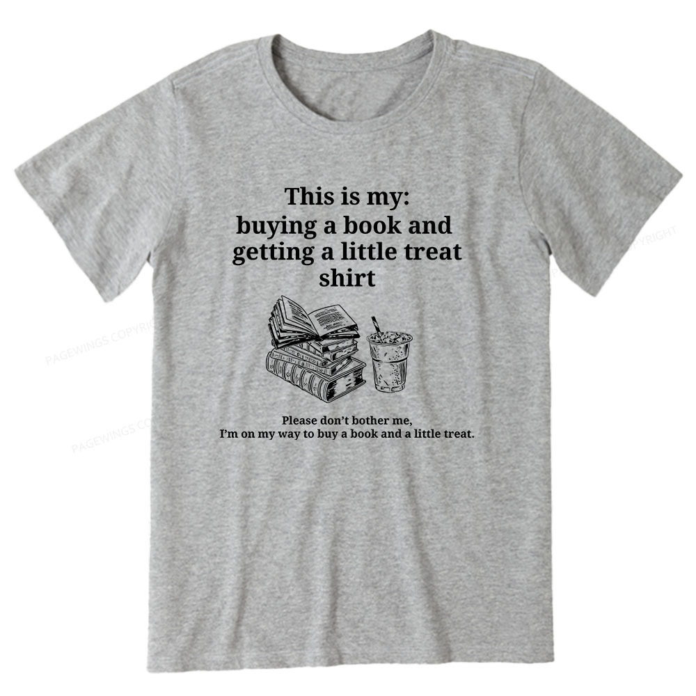Pagewings Buying A Book And Getting A Little Treat Unisex Classic T-shirt