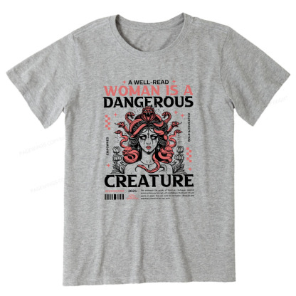 Pagewings A Well-Read Woman is A Dangerous Creature Unisex Classic T-shirt