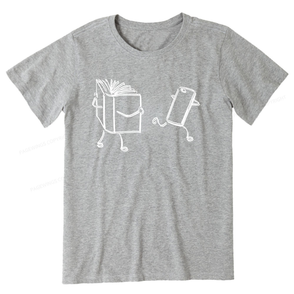 Pagewings Books Win Over Phones Unisex Classic T-shirt